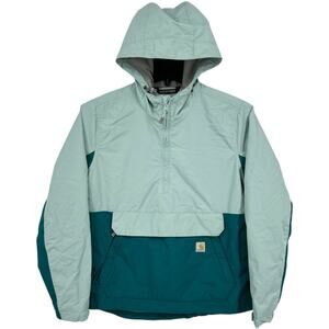 Womens Carhartt Waterproof Rain Defender Rockford Anorak Lightweight Jacket Sz S